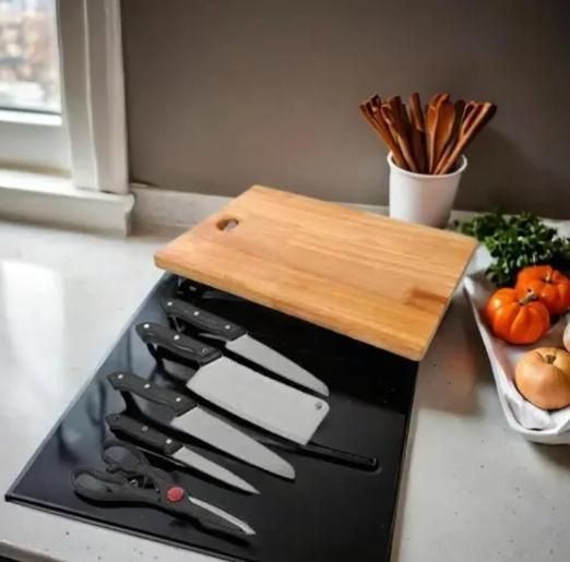 6-in-1 Chopping Board and Knife Combo – Perfect for Every Kitchen