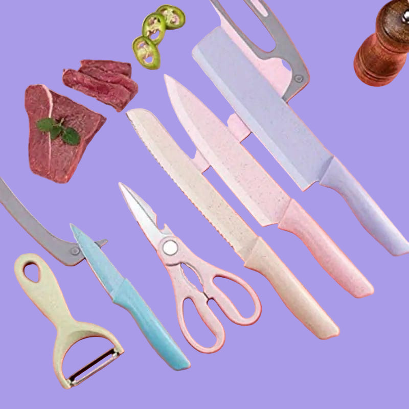 Colorful Kitchen Knife Set
