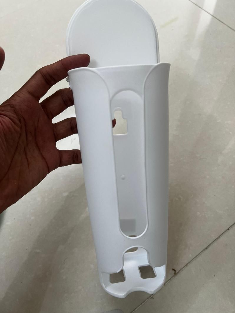 Multipurpose Wall-Mounted Cabinet Storage Organizer – Plastic Dustproof Box with Adhesive Mount for Kitchen, Bathroom & Wardrobe