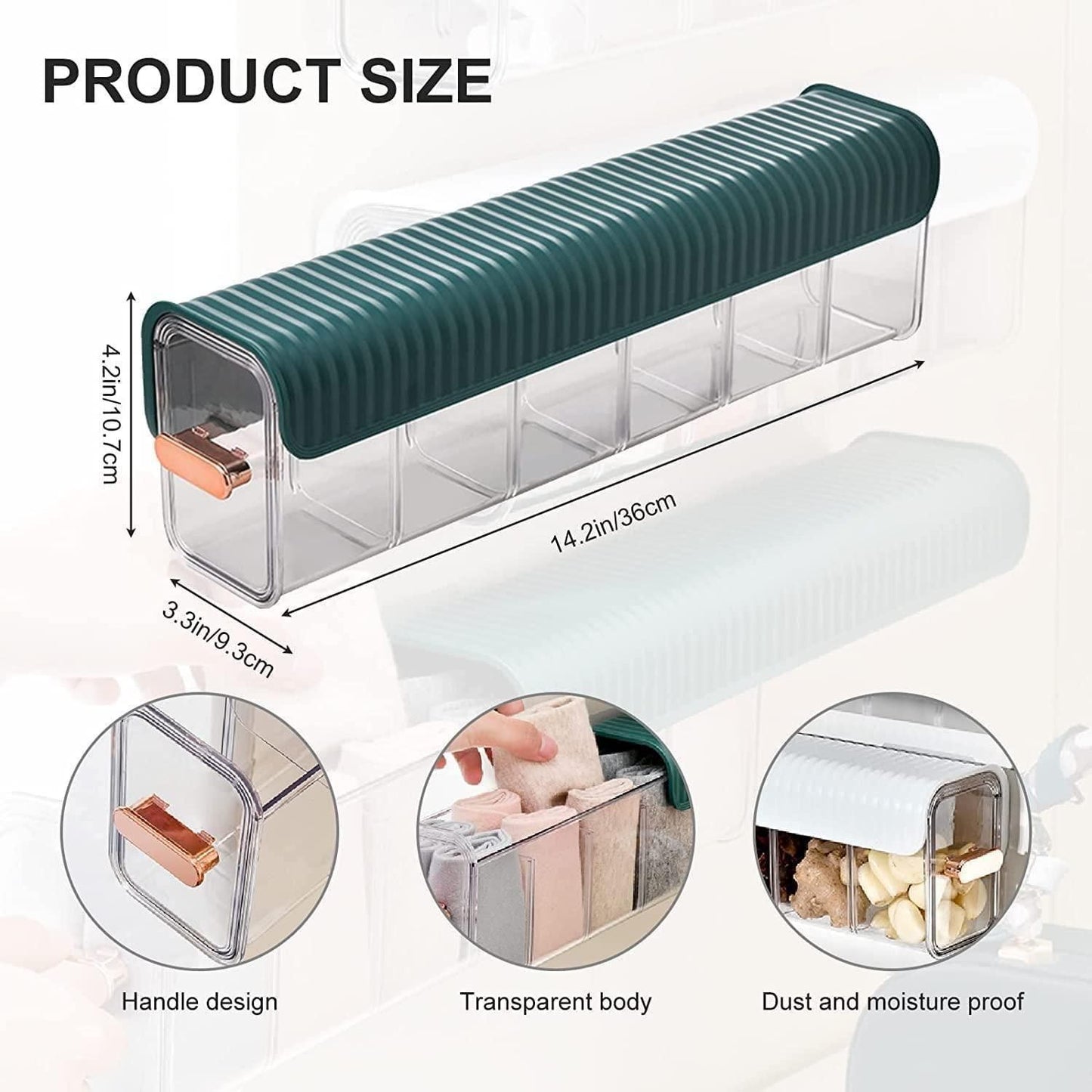 Wall Hanging Transparent Storage Box – Plastic Underwear, Panties & Small Item Organizer