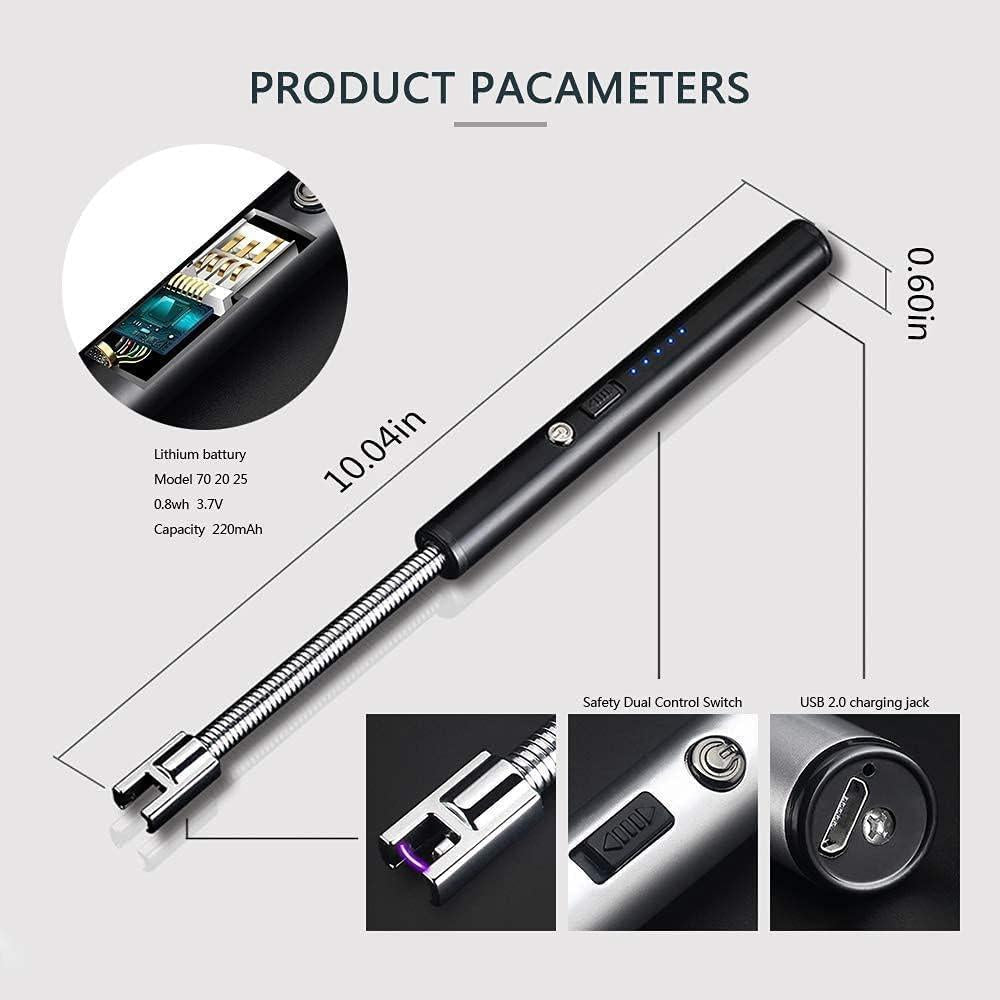 USB Plasma Rechargeable Electric Lighter – Safe, Flameless & Eco-Friendly