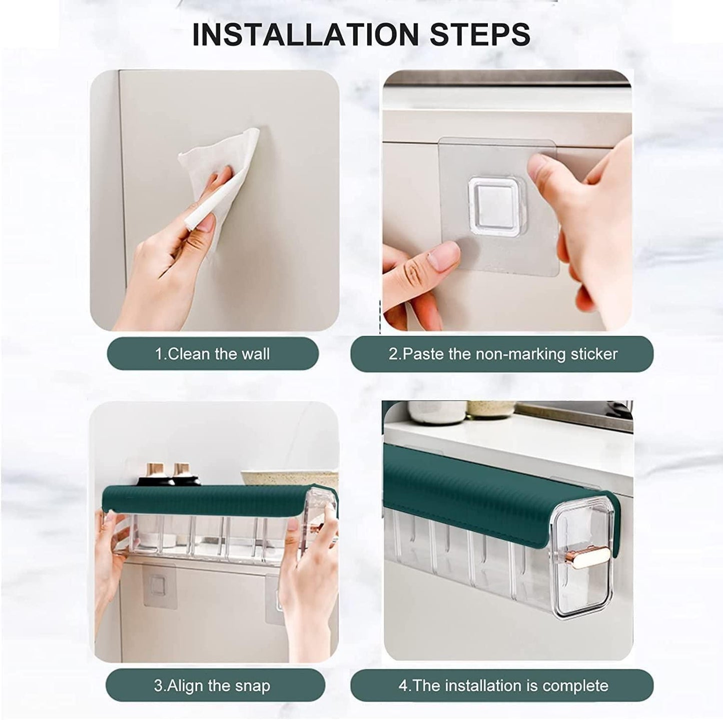 Wall Hanging Transparent Storage Box – Plastic Underwear, Panties & Small Item Organizer