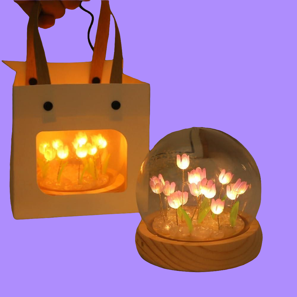 Round Tulip Light-The Perfect Glow for Home & Gifting