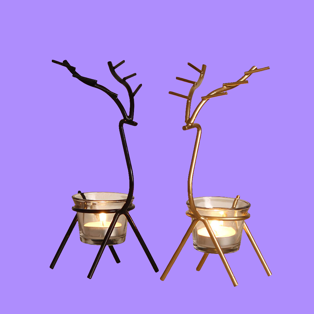 Deer Shape Decorative Tea Light Holders