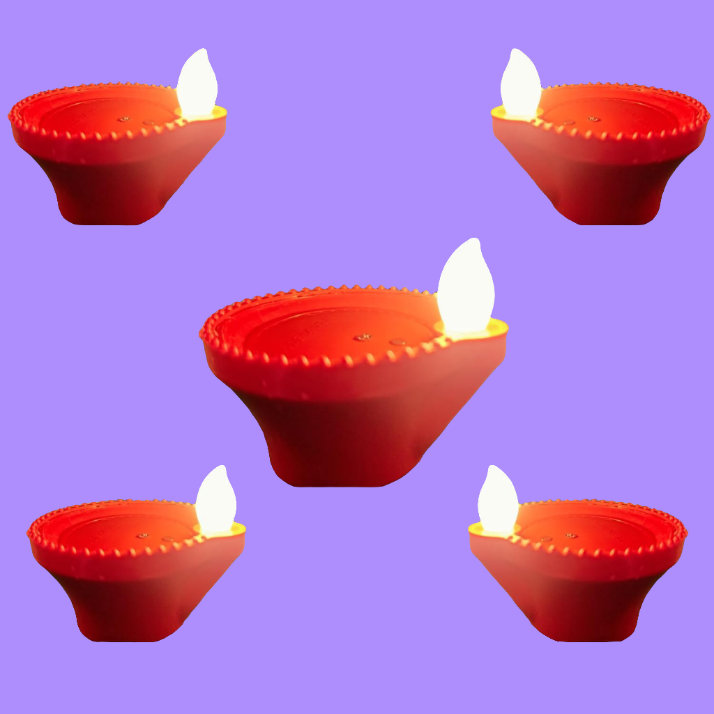 Water Sensor LED Light Diyas With Ambient Lights