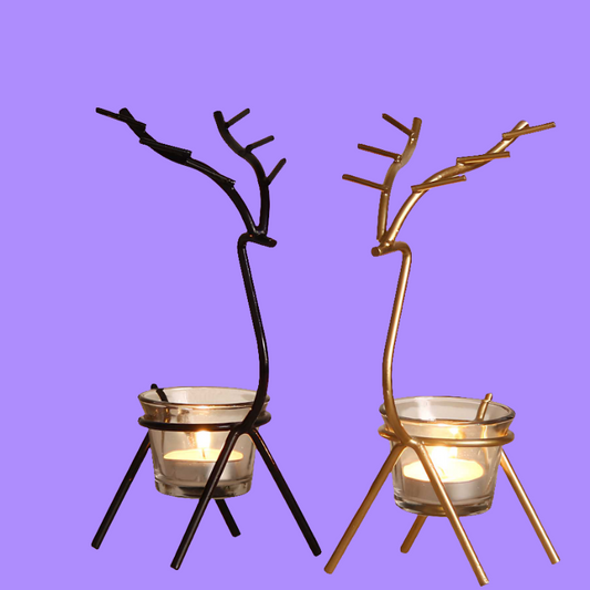 Deer Shape Decorative Tea Light Holders