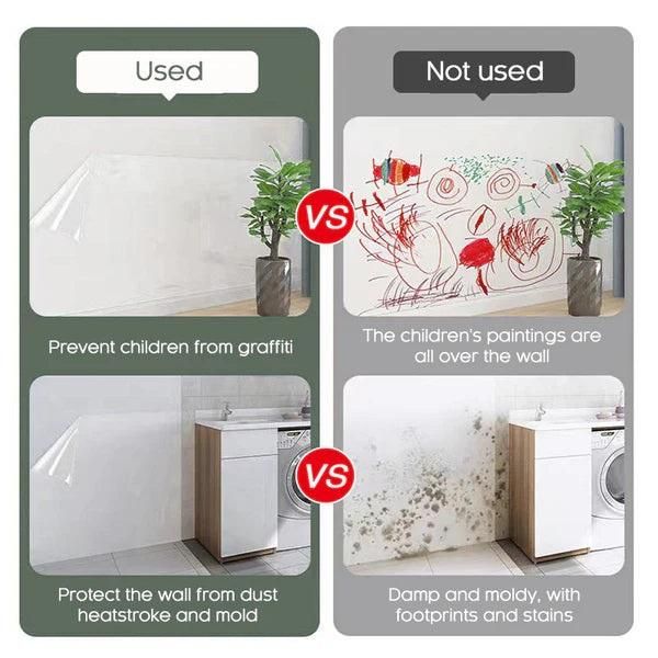 Self-Adhesive Transparent Wall Protection Film – Scratch & Stain Guard (Buy 1 Get 1 Free)