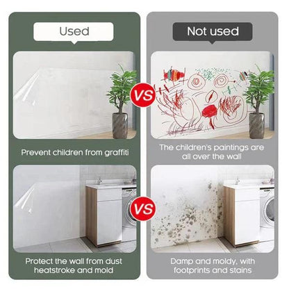 Self-Adhesive Transparent Wall Protection Film – Scratch & Stain Guard (Buy 1 Get 1 Free)