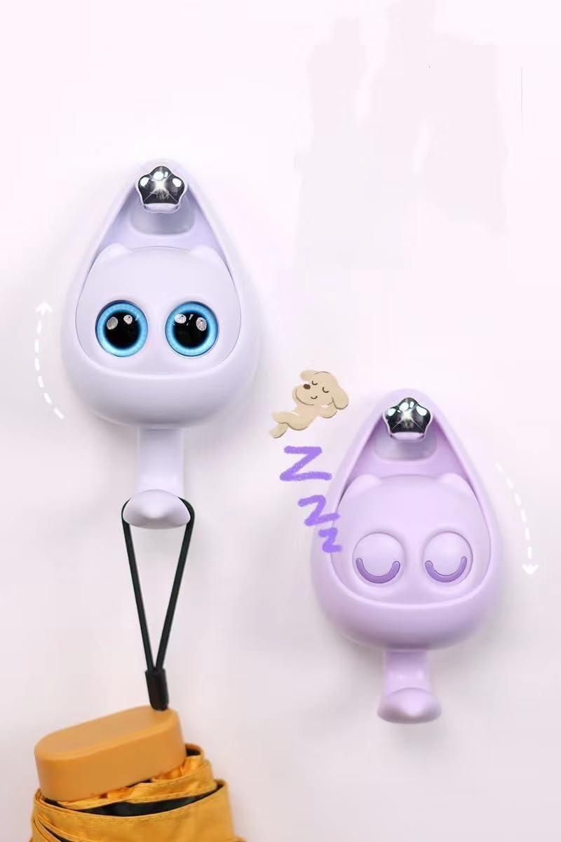 Hook Wall Hangers – Cute Multi-Color Plastic Key Hooks for Wall (Pack of 2, Lightweight & Decorative)
