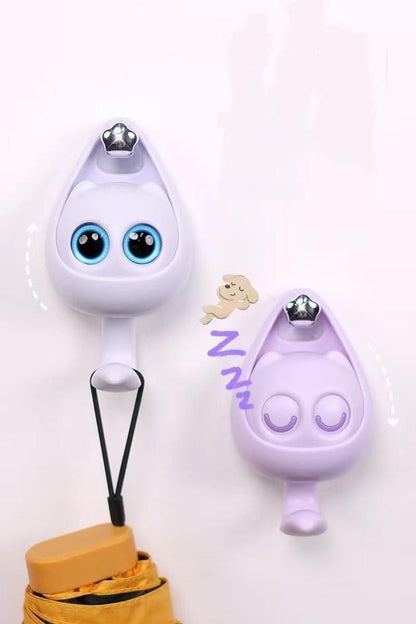 Hook Wall Hangers – Cute Multi-Color Plastic Key Hooks for Wall (Pack of 2, Lightweight & Decorative)
