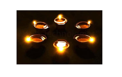 Water Sensor LED Light Diyas With Ambient Lights