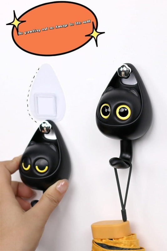 Hook Wall Hangers – Cute Multi-Color Plastic Key Hooks for Wall (Pack of 2, Lightweight & Decorative)