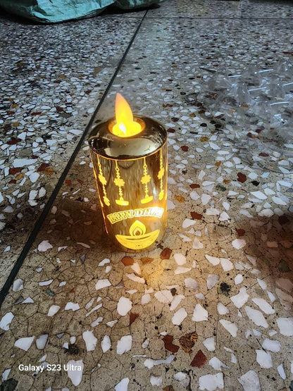 Realistic Moving Flame LED Light-Perfect Glow for Home , Festive & Gifting