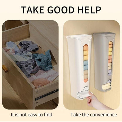 Multipurpose Wall-Mounted Cabinet Storage Organizer – Plastic Dustproof Box with Adhesive Mount for Kitchen, Bathroom & Wardrobe