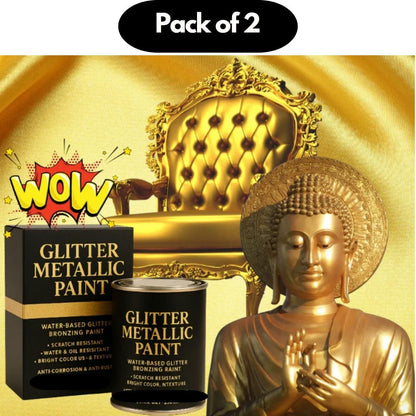 Glitter Metallic Paint - Sparkle More, Pay Less – Buy 1 Get 1 Free!