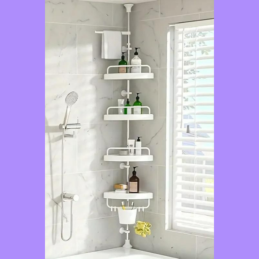 Stainless Steel Tripod Storage Rack – Durable, Space-Saving Shelf for Kitchen, Bathroom & Home Organization