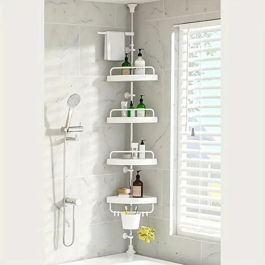 Stainless Steel Tripod Storage Rack – Durable, Space-Saving Shelf for Kitchen, Bathroom & Home Organization