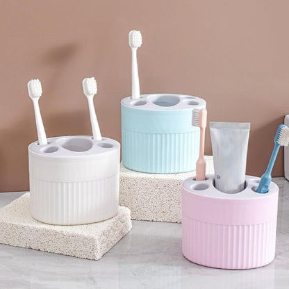 Multi-Purpose Toothbrush & Bathroom Organizer – Detachable, Washable Storage Holder for Toothpaste, Razors & Makeup Brushes