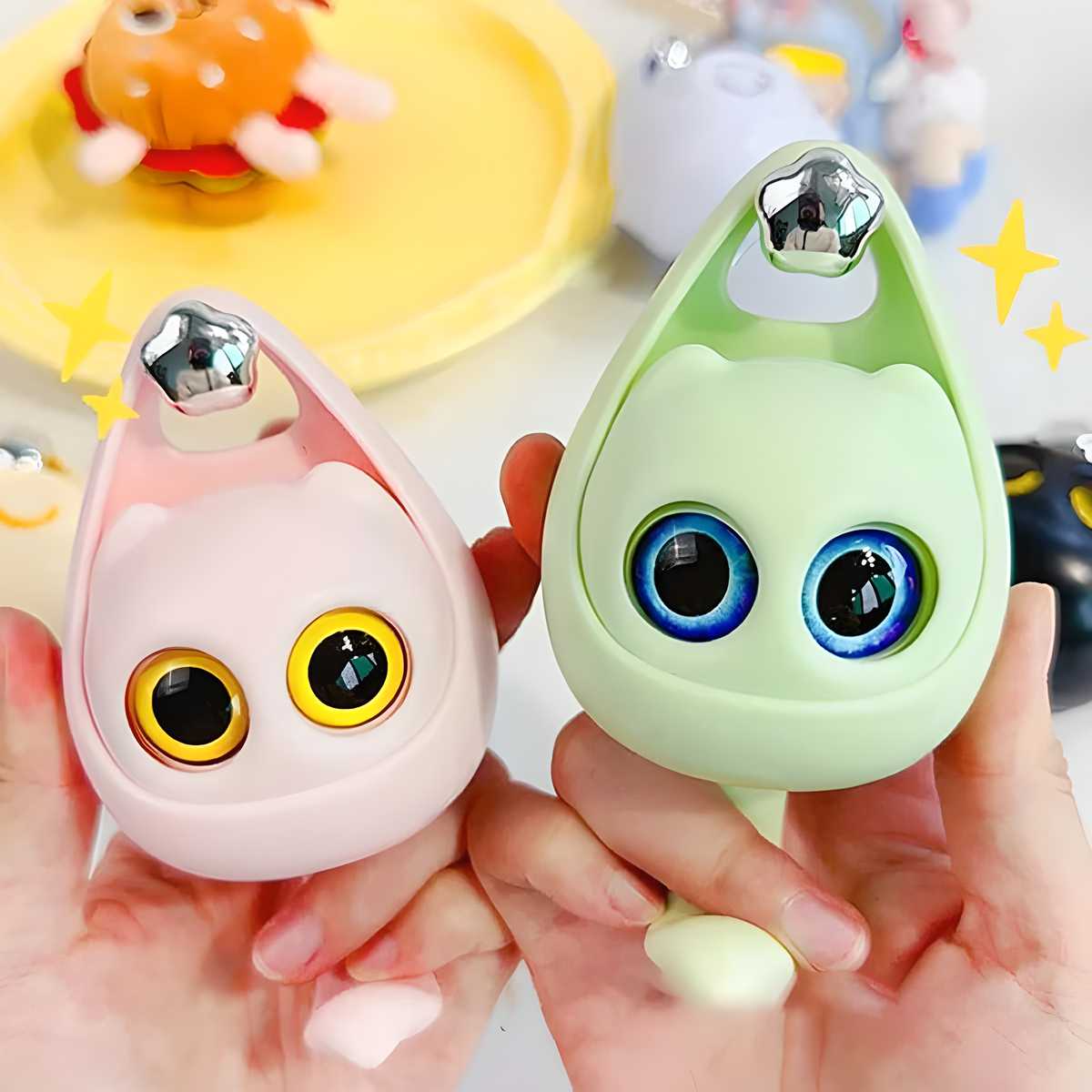 Hook Wall Hangers – Cute Multi-Color Plastic Key Hooks for Wall (Pack of 2, Lightweight & Decorative)