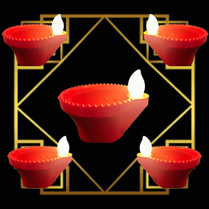 Water Sensor LED Light Diyas With Ambient Lights