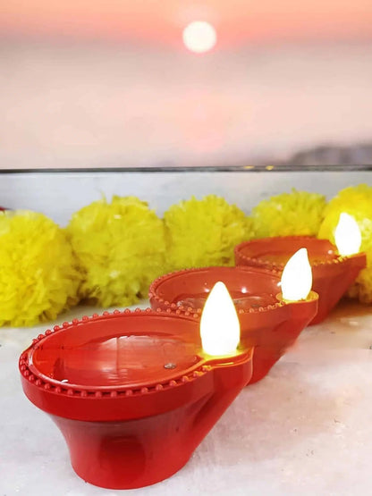 Water Sensor LED Light Diyas With Ambient Lights